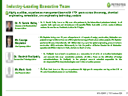 Industry-Leading Executive Team